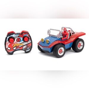 Spider-Man Buggy RC with Non-Removable Spider-Man Figure – 7", Turbo Button